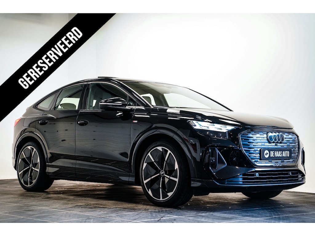 Audi Q4 Sportback e-tron 50 quattro S-Line|Full opt|Pano dak|Trekhaak|Diamant leder|21 inch