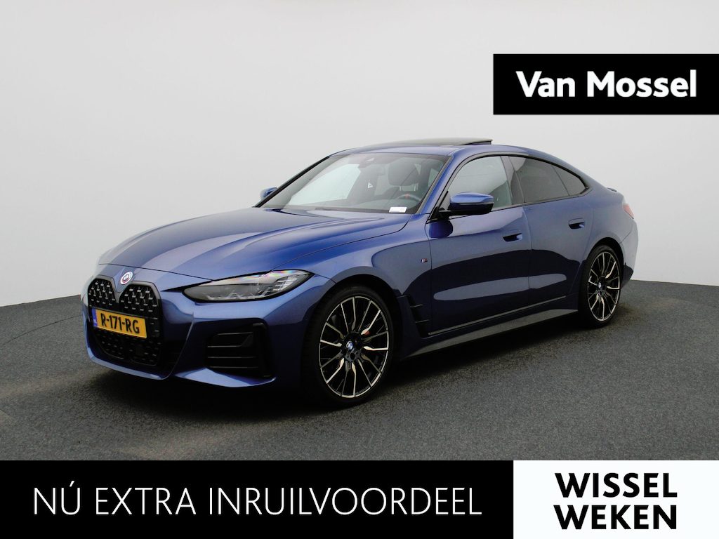 BMW 4-Serie Gran Coupe 430i High Executive AUTOMAAT | SCHUIFKANTEL DAK | M PERFORMANCE PACK | M PAKKET | CAMERA | APPLE CARPLAY | NAVIGATIE | CARBON PAKKET | VIRTUEEL | PDC | STOELVERWARMING | LEDER | SPORSTOELEN | 12 MAANDEN BOVAG GARANTIE |