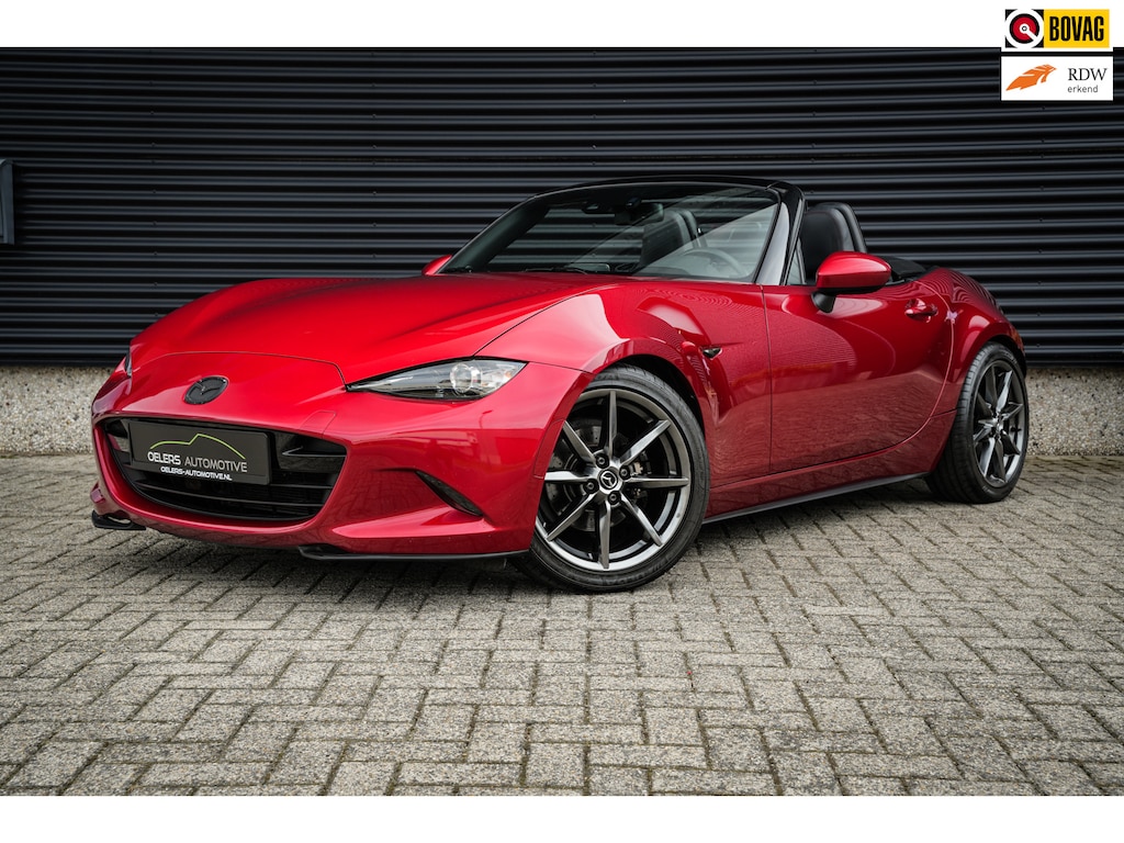 Mazda MX-5 2.0 SkyActiv-G 160 GT-M | BOSE | CRUISE | NAVI | LEDER | STOELVERW. | PDC | SOUL RED | SPORTUITLAAT |