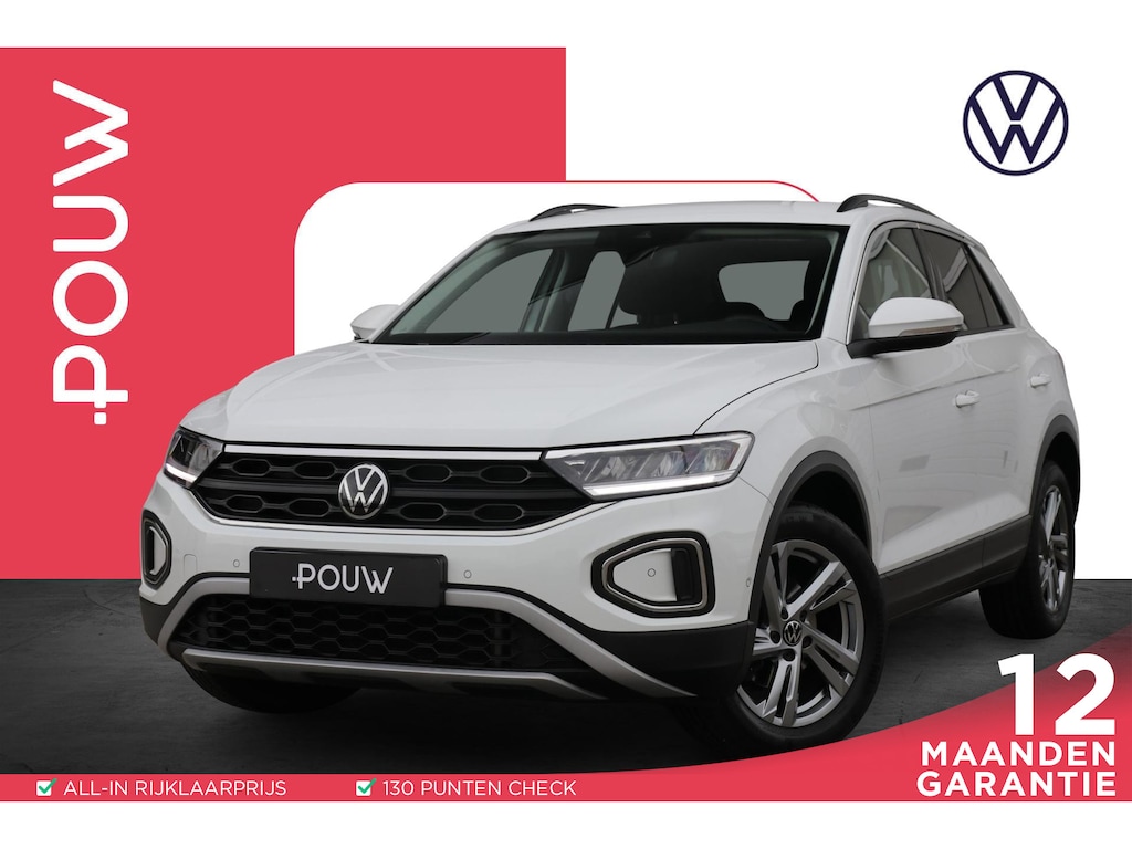 Volkswagen T-Roc 1.0 TSI 110pk Life | Achteruitrijcamera | Cruise Control adaptief | Navigatie | App Connect |