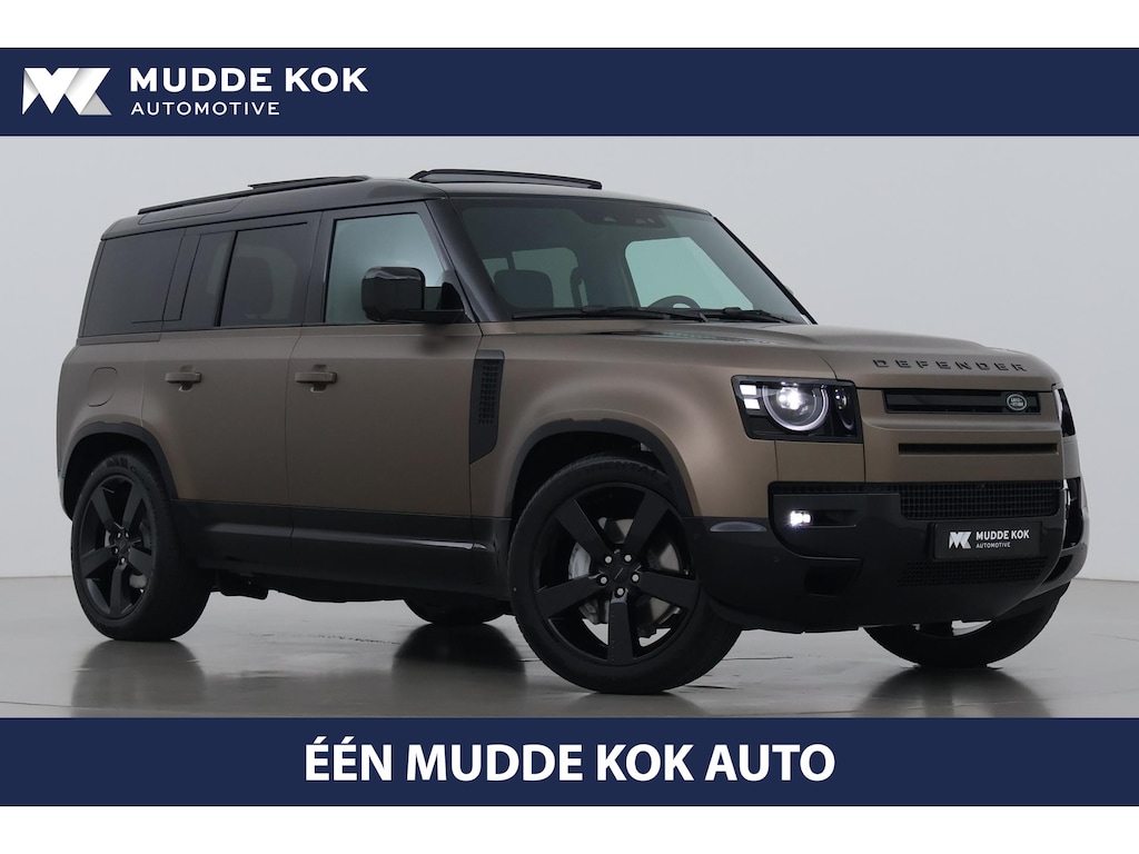 Land Rover Defender 110 P300e X-Dynamic HSE | SATIN | Luchtvering | Panoramadak | Trekhaak | 360° Camera | Head-Up | Stoelventilatie | 22 Inch