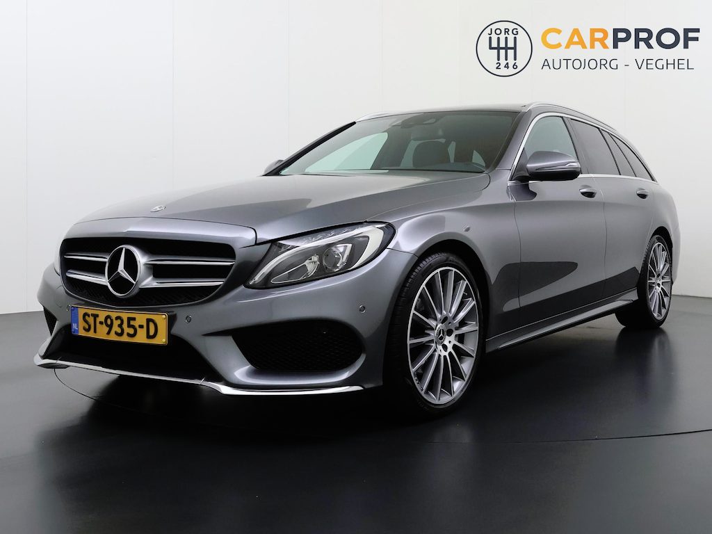 Mercedes-Benz C-klasse Estate 180 AMG | Pano | Navigatie | Camera | 19" |  NAP |