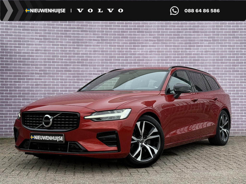 Volvo V60 2.0 B3 R-Design | Trekhaak | Stoelverwarming | Stuurverwarming | Adaptive Cruise | Power Seats | Memory | Extra getint glas | Camera | Parkeersensoren V+A | Apple Carplay/Android auto |