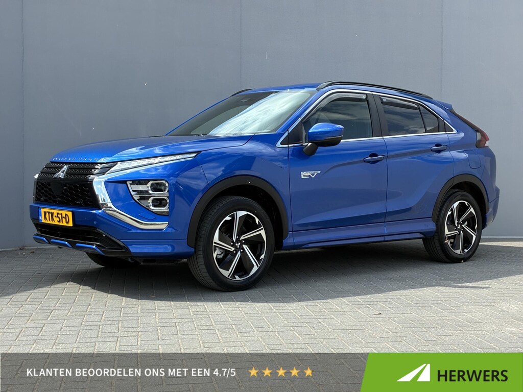 Mitsubishi Eclipse Cross 2.4 PHEV Black Edition / Fabrieksgarantie tot 11-2030* / Dealer onderhouden / Afneembare trekhaak / Stuur-, stoel- & achterbankverwarming / 18" LM wielen /