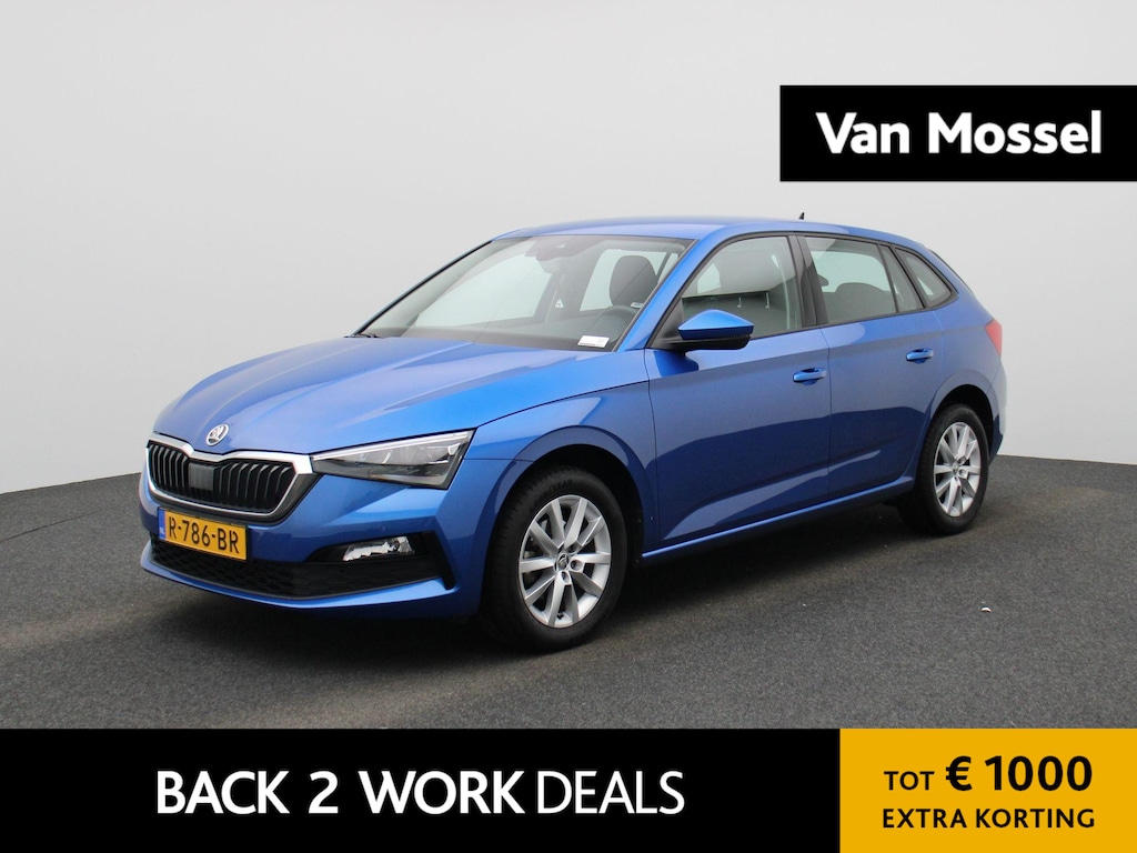 Skoda Scala 1.0 TSI Business Edition | Navigatie | Trekhaak | Apple carplay | Virtual cockpit | DAB | Stoel verwarming | Camera | Climate control | Parkeer sensoren | LED | LMV |