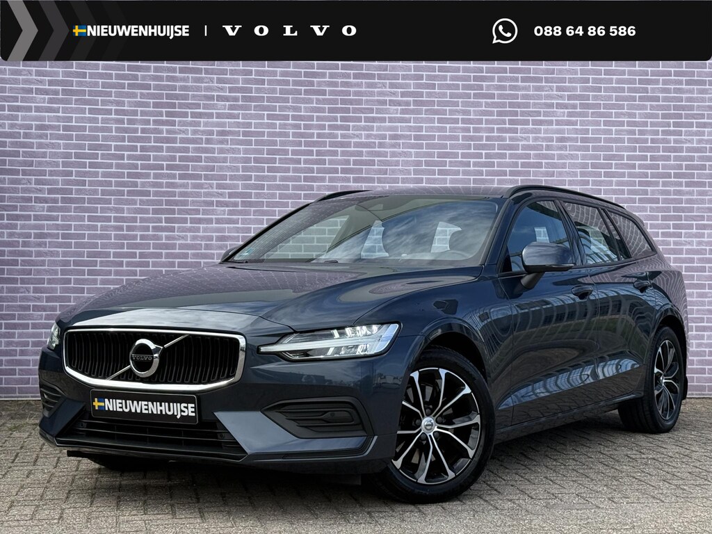 Volvo V60 2.0 B3 Momentum Advantage | Trekhaak | Cruise Control | Parkeersensoren V+A | Parkeercamera | Apple Carplay/Android Auto | 17"LM Velgen | Volvo on Call |