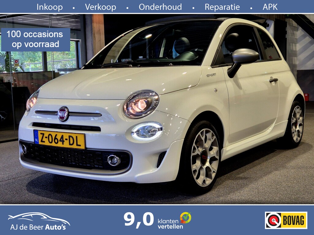 Fiat 500 Cabrio 1.0 Hybrid Dolcevita Navigatie | Android-Carplay | Leder | Cruise | Airco