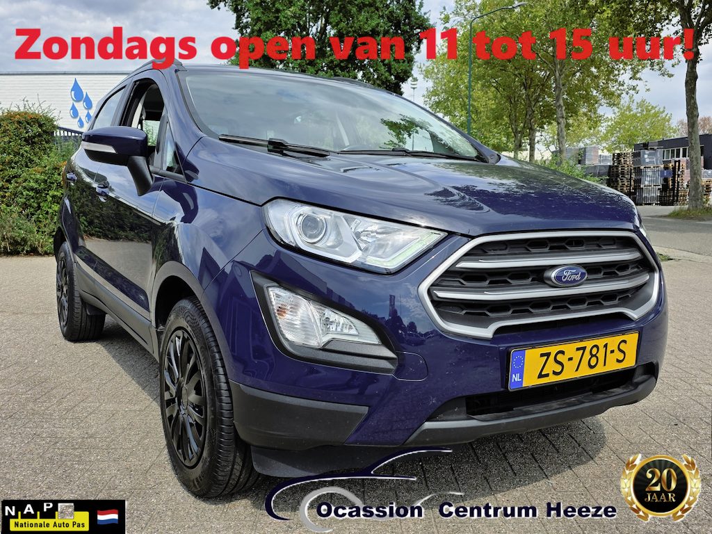Ford EcoSport 1.0 EB Tr Ultimate! Camera! Carplay! Apk 9-2027! Zondag OPEN!