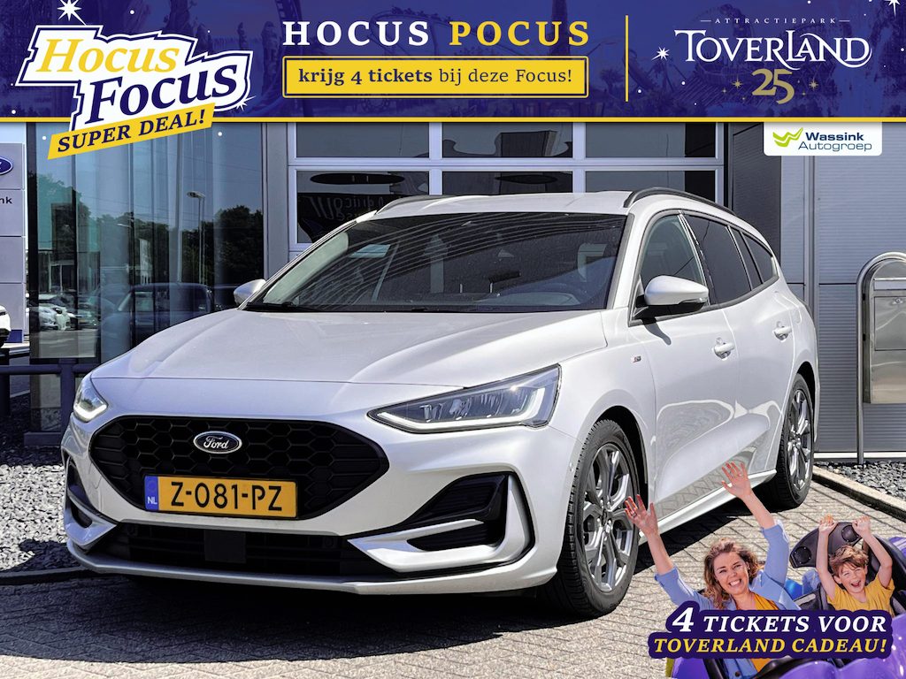 Ford Focus Wagon 1.0 EcoBoost Hybrid ST Line | Hocus Focus Actie | Navigatie | Camera | Parkeersensoren | Cruise Control | CLimate Control | Apple Carplay | Android Auto |