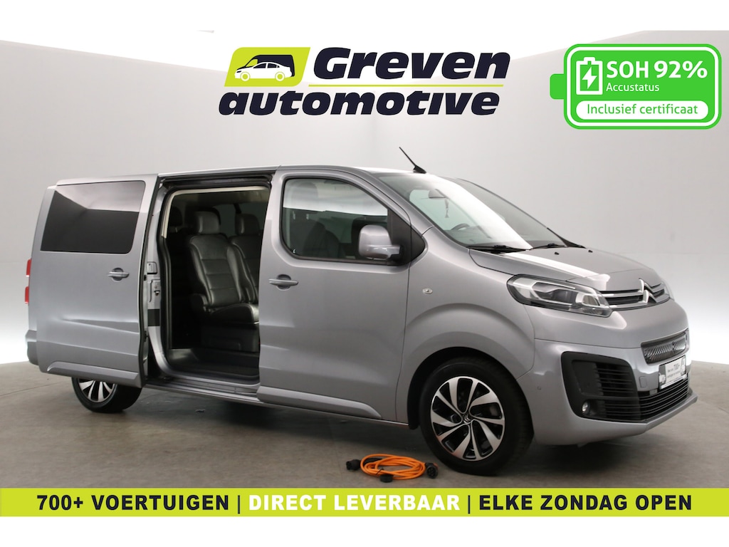 Citroën E-SpaceTourer XL 50 kWh 8p. L3H1 | Snelladen | SOH 92% | Marge | Pano | Clima | Camera | Carplay | Cruise | HuD | 2xSchuifdeur