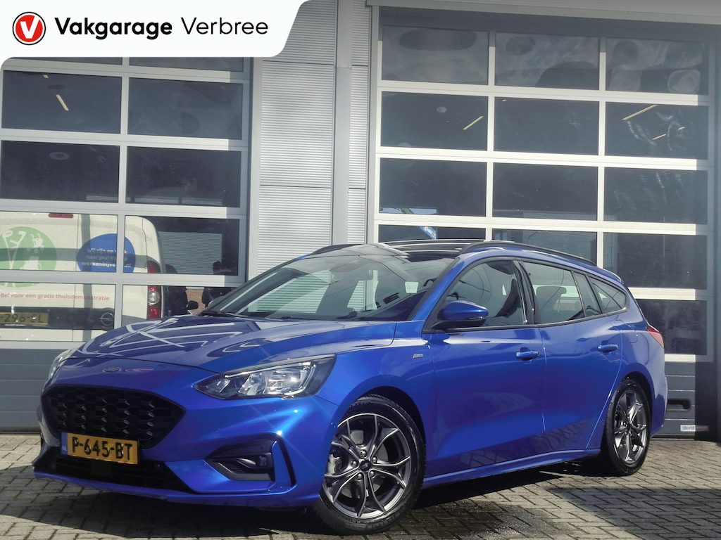 Ford Focus Wagon 1.0 EcoBoost MHEV ST-Line business | Navigatie/Android/Apple Carplay | LMV 17" | Cruise Control Adaptief | Elektrisch Glazen Panoramadak | Stuur/Voorstoelen/Voorruit Verwarmd | Airco |