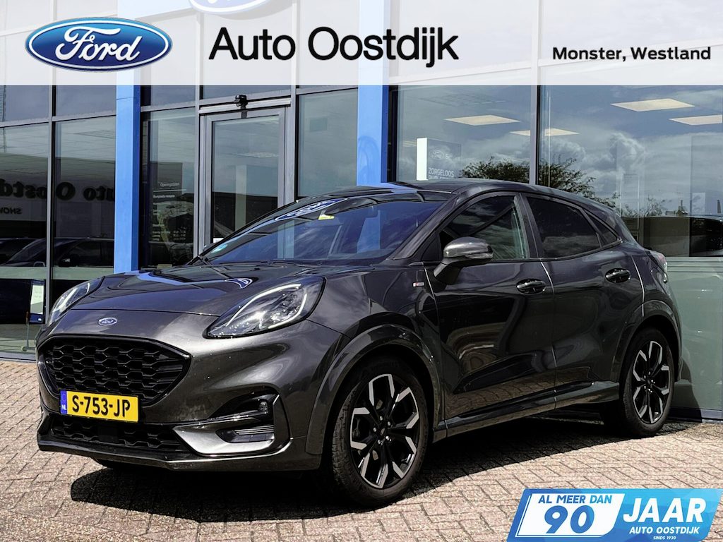 Ford Puma 1.0 EcoBoost Hybrid ST-Line X 155PK Winterpack Cruise Navi B&O Parkeersensoren Achter Climate Privacy Glass 18'' Velgen Full-LED *Sportief*