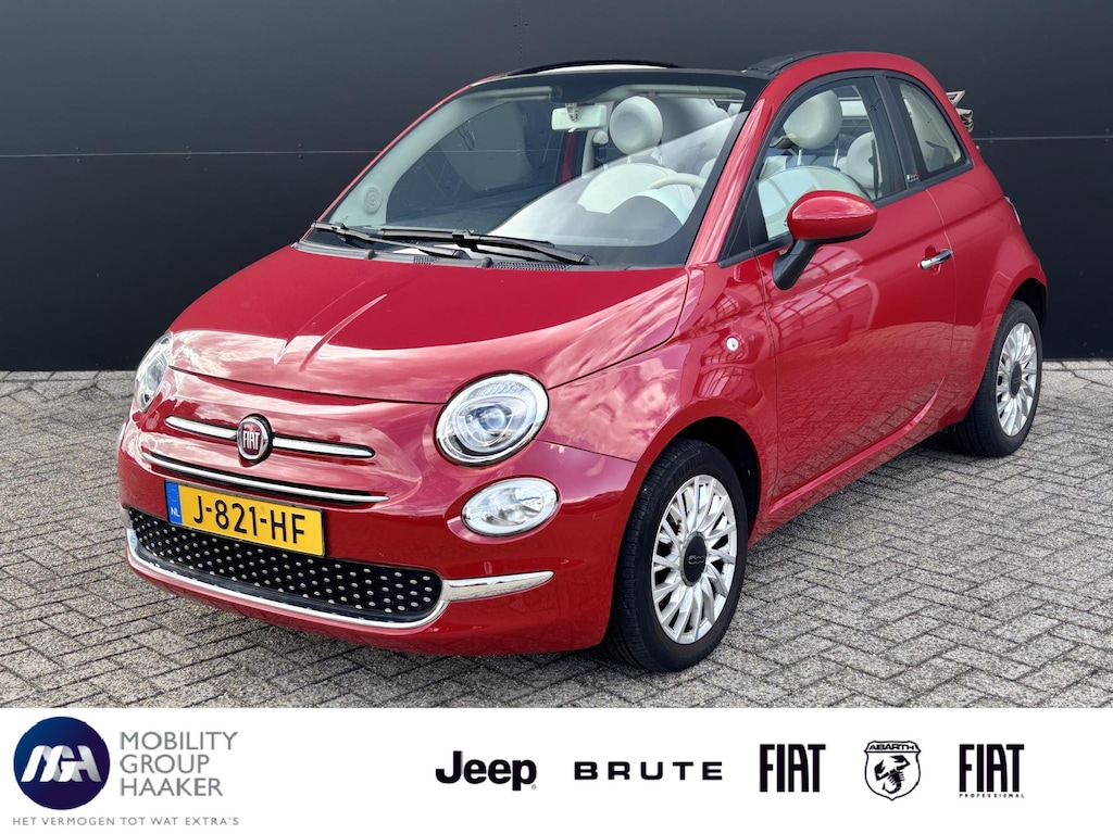 Fiat 500C 1.0 Hybrid Lounge | Dealeronderhouden | Apple/Android | Cruise Control