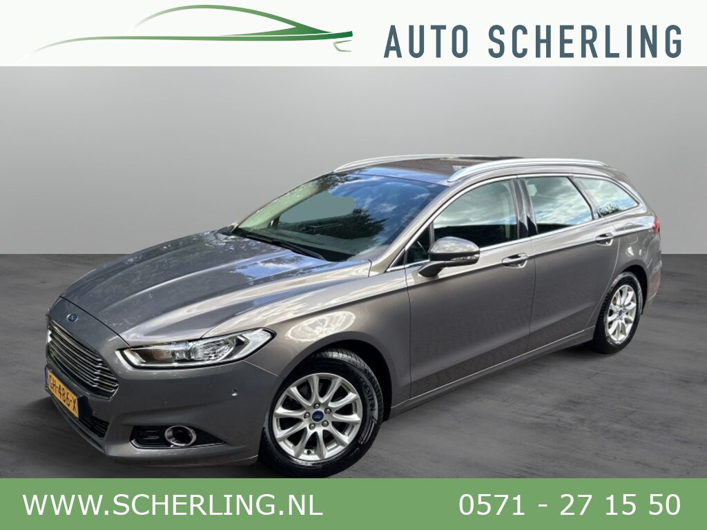 Ford Mondeo Wagon 1.5 160pk Titanium Navi, Keyless, Trekhaak, Dealerond.