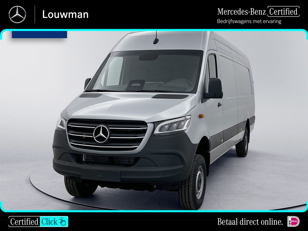 Mercedes-Benz Sprinter 319 CDI L4H2 Pro 4x4 Nieuwstaat Distronic Elektrische-Schuifdeur Parkeerpakket Stoel & Stuurverwarming