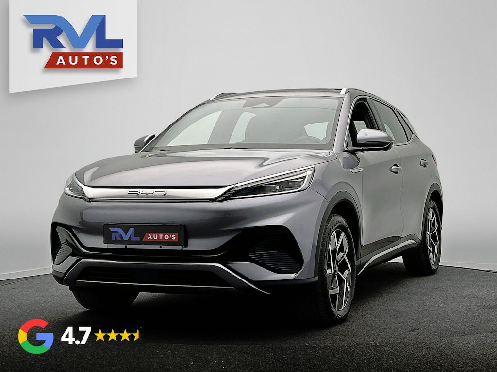 BYD Atto 3 Design 60 kWh |*100 STUKS* | 204 PK | Pano/dak | Adapt/Cruise/Control | Leder/Beige/Blauw | 360/Camera, Navigatie, BTW!