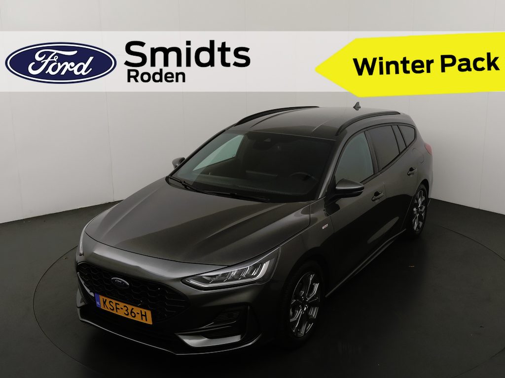 Ford Focus Wagon EcoBoost Hybrid 155 pk ST-Line Automaat | Cruise control | Winter Pack | Climate control | SYNC 4 | 4 seiz. banden |