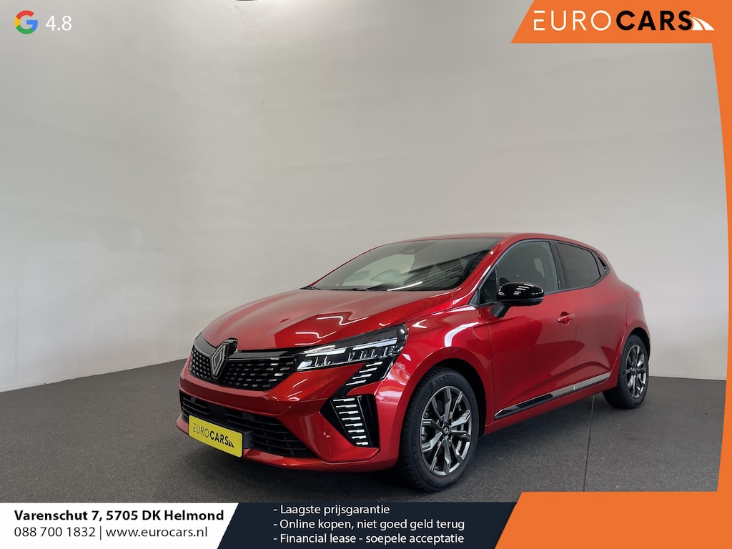 Renault Clio 1.6 E-Tech Full Hybrid Aut. 145pk Techno 360 Camera Full LED Matrix Easy Link Digitaal Dashboard Climate Stoelverwarming Stuurverwarming Keyless Privacy Glass 16 inch LM Velgen