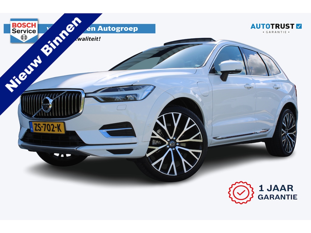 Volvo XC60 2.0 T8 Twin Engine AWD Inscription | Incl. 12 maanden garantie | Stoelverwarming/ventilatie | Apple carplay/Android auto | Luchtvering | Wegklapbare trekhaak | 360° camera |  Adaptive cruise control | Memory seats |