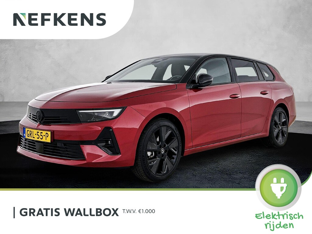 Opel Astra Electric 156pk 54 kWh GS Automaat | 360 Camera | Elektrisch Verstelb. Bestuurdersstoel | Adaptieve Cruise Control | Stoel-/Stuurverwarming | Dodehoekdetectie | 18"LMV | LED | Head-Up Display |