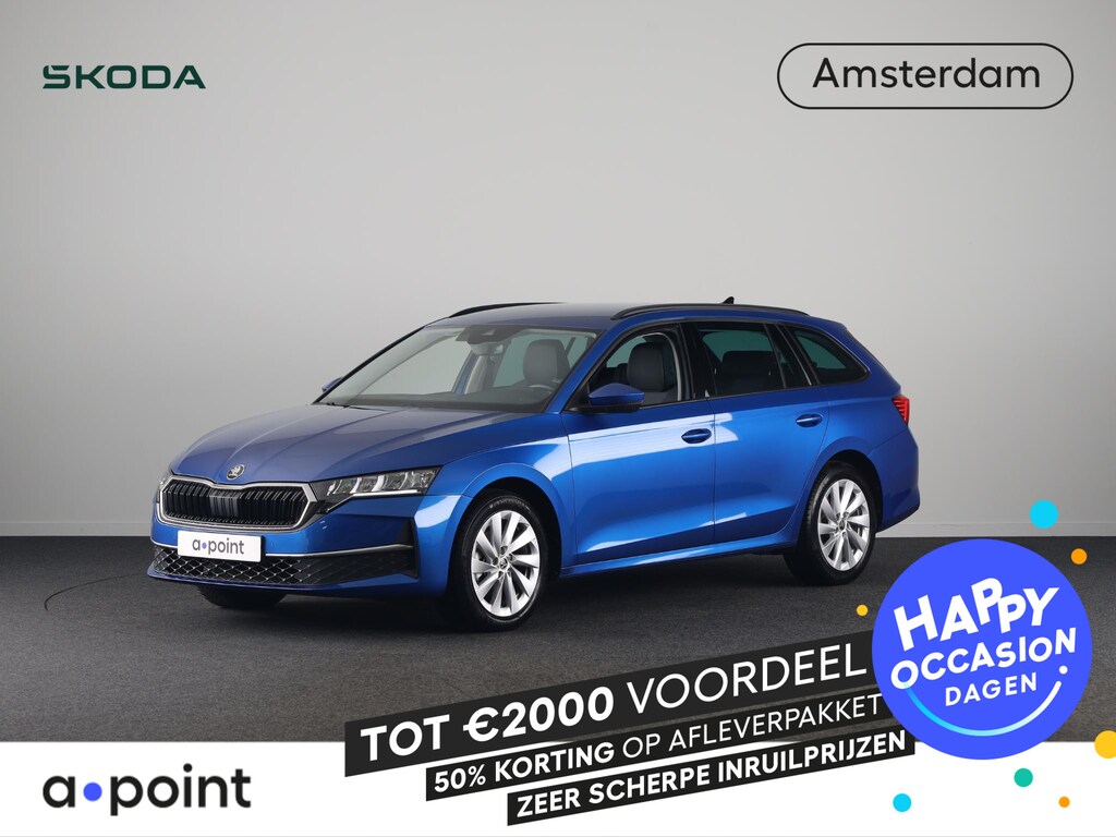 Skoda Octavia Combi FL First Edition 1.5 TSI 115 pk Navigatie | Cruise control adaptief | Advance pakket | Parkeercamera | All weather banden | Verwarmbare voorstoelen | Verlengde garantie