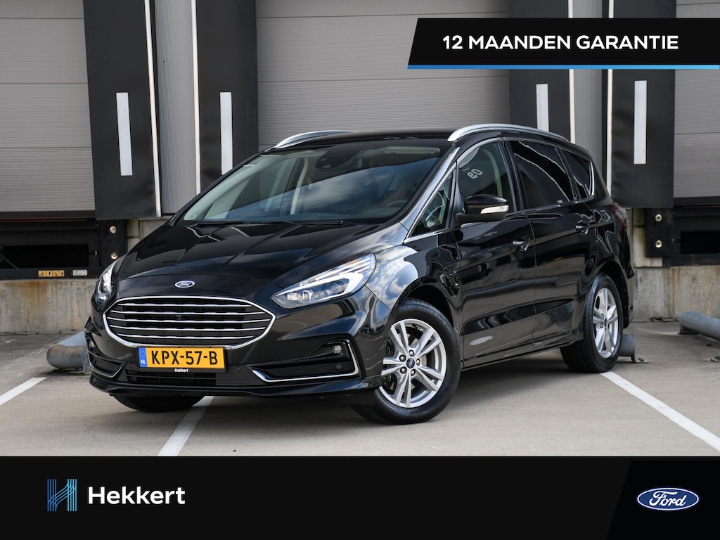 Ford S-Max Titanium 2.5i HEV 190pk Automaat 7-Pers. TREKHAAK | ADAPT. CC | DODE HOEK | LEDER | 17''LM | CAMERA