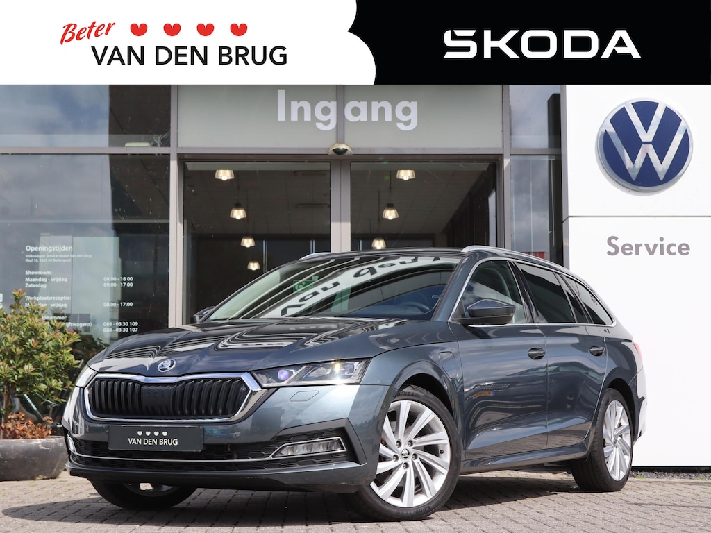 Skoda Octavia Combi 1.4 TSI 204 pk DSG iV PHEV Style | Navigatie | SmartLink | ACC | Stoel + Stuurverwarming | Voorstoelen met Geheugen | Head Up |