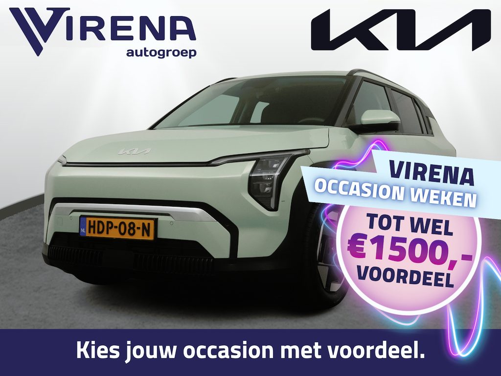 Kia EV3 Plus 58.3 kWh - Stoel-/stuurverwarming - Cruise Control - Climate Control - Blind Spot - Navigatie - Fabrieksgarantie tot 02-2032