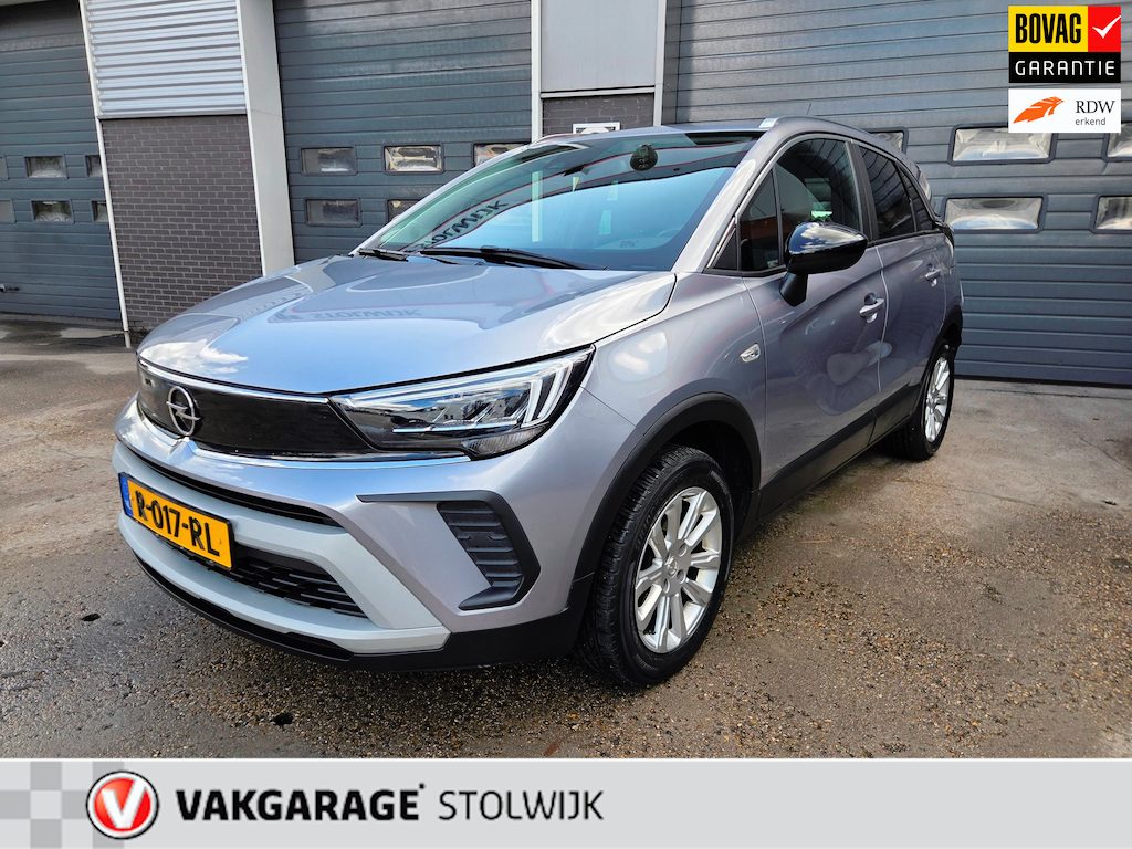 Opel Crossland 1.2 Turbo Elegance, Automaat, Stoel en stuur verwarming, AUR camera, Weinig KM.