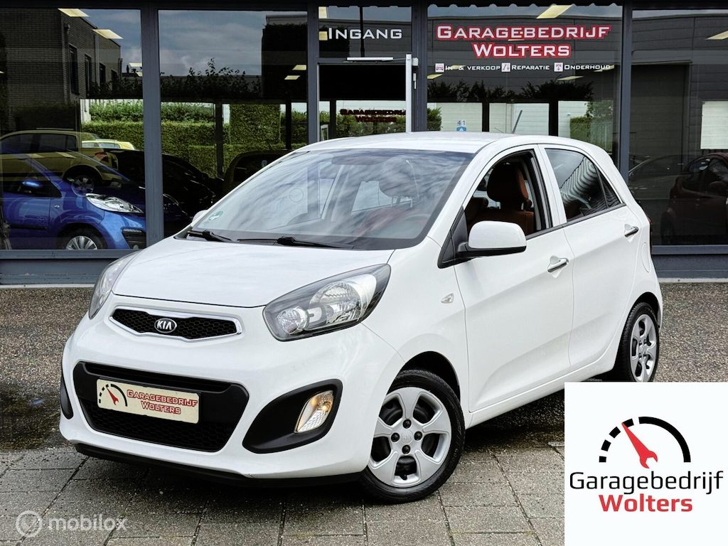 Kia Picanto 1.0 Design Edition rood leer stoel+stuurverw.