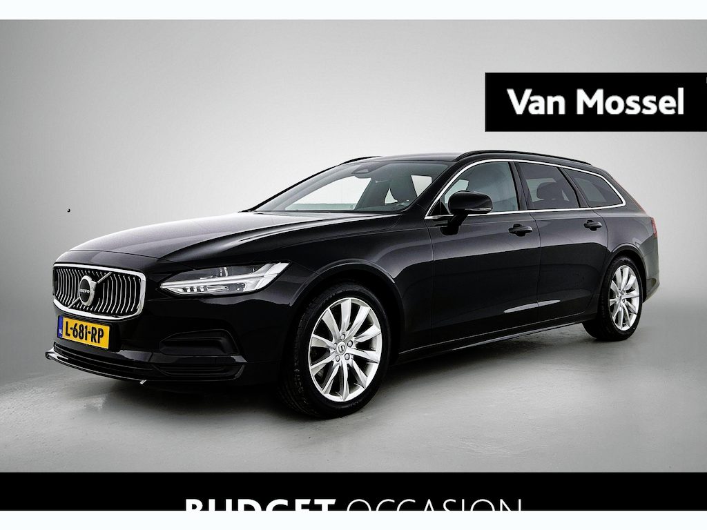Volvo V90 2.0 B4 Momentum Business 1e Eigenaar | Origineel Nederlands | Trekhaak | Apple Carplay | Android Auto | Stoel- en Stuurverwarming | Lederen Bekleding | Cruise Control | Achteruitrijcamera
