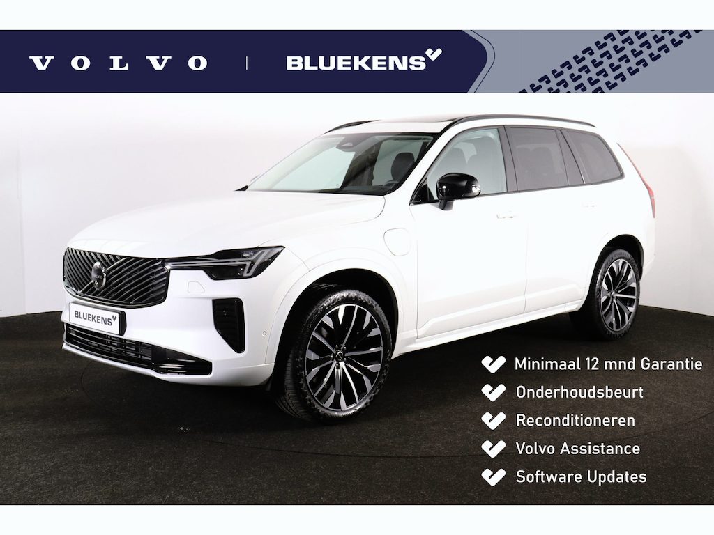 Volvo XC90 T8 Recharge AWD Plus Dark - Panorama/schuifdak - IntelliSafe Assist & Surround - 360º Camera - Harman/Kardon audio - Adaptieve LED koplampen - Verwarmde voorstoelen, stuur & achterbank - Parkeersensoren voor & achter - Elektr. bedienb. voorstoelen met geheugen - Head up display - Draadloze tel. lader - Extra getint glas - 21' LMV