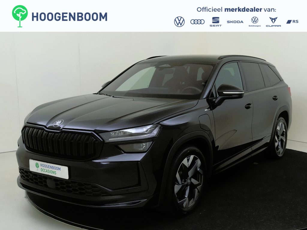 Skoda Kodiaq 1.5 TSI PHEV Sportline Business | SoH 100% | Achteruitrijcamera | Bestuurdersstoel met memory | Matrix LED verlichting | Keyless | Adaptieve cruise control | Dodehoekdetectie | Stoel- en stuurwielverwarming |
