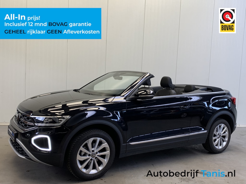 Volkswagen T-Roc Cabrio 1.0 TSI Style DIGITAL COCKPIT-NAVI-ECC-CAMERA-LMV-PARKEER FUNCTIE