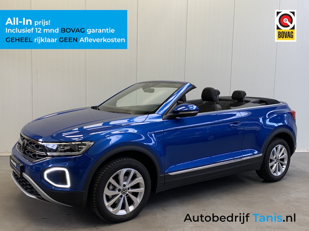 Volkswagen T-Roc Cabrio 1.0 TSI Style DIGITAL COCKPIT-NAVI-ECC-CAMERA-LMV