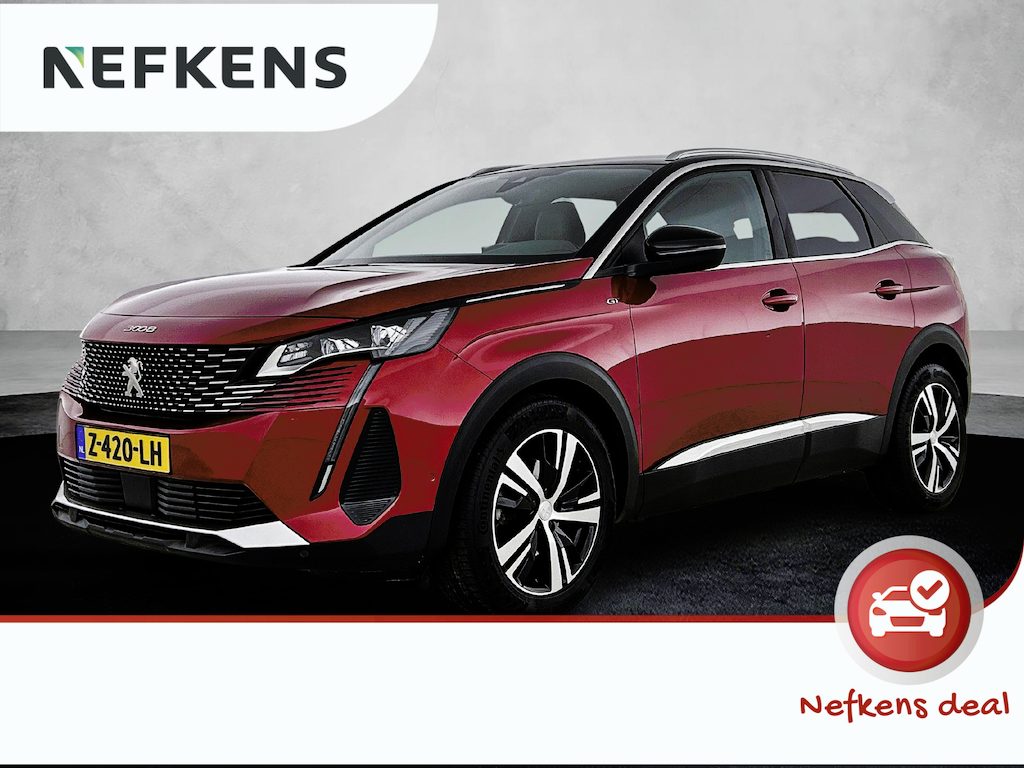 Peugeot 3008 1.2 130pk GT Automaat | Navigatie | Apple CarPlay/Android Auto | Adaptieve Cruise Control | Camera | Climate Control | Night Vision | Dodehoekdetectie | Keyless Entry/Start | Isofix | Privacy Glass | Parkeersensoren | Two-Tone |