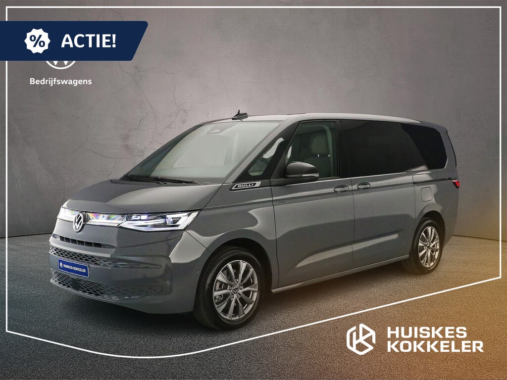 Volkswagen Multivan 1.5 TSI 245pk DSG eHybrid L2 Bulli Edition 4Motion | Lederen bekleding | Panodak| ACC | Stoelverwarming | Trekhaak | 7-zits | NETTO ACTIE PRIJS RIJKLAAR incl BTW/BPM