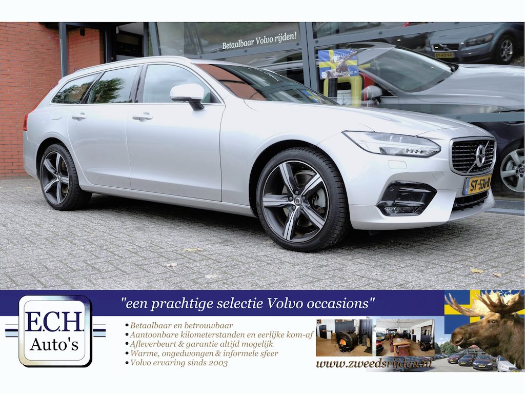 Volvo V90 2.0 T4 190 pk Aut. R-Design, Panodak, Adaptieve CC, Head-Up, Elektr. stoel