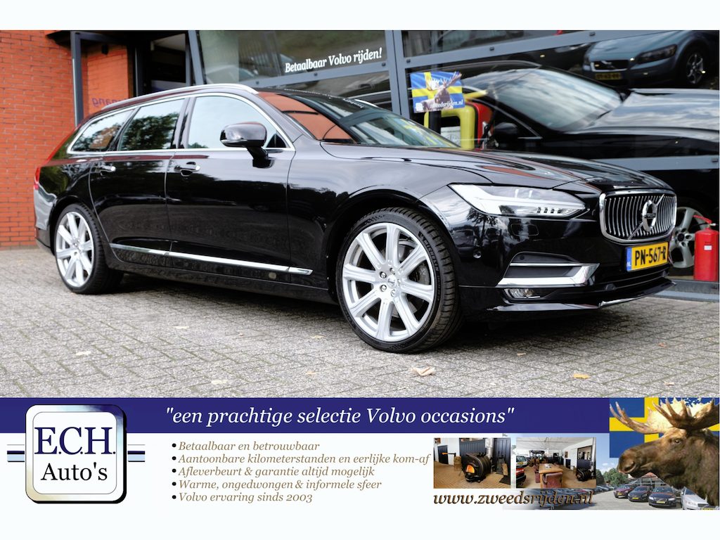 Volvo V90 2.0 T5 255 pk Aut. Inscription, Geventileerd Leer, Elektr. stoelen, Adaptieve CC