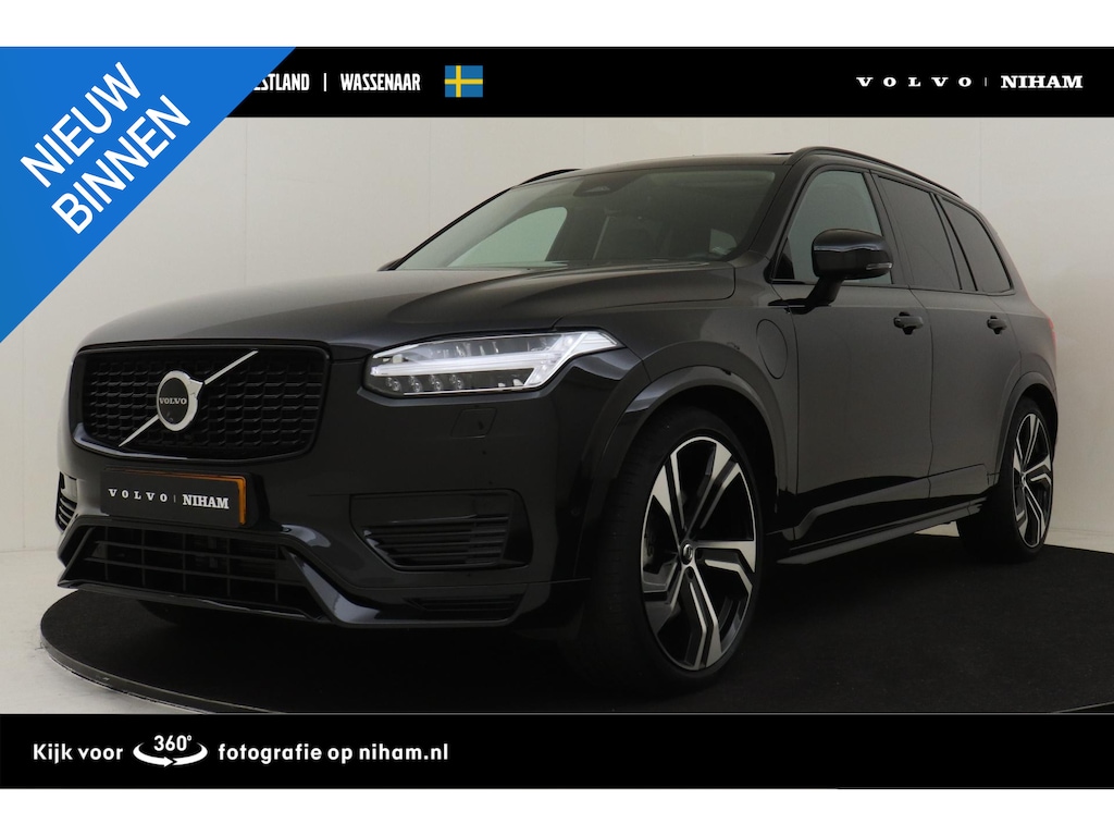 Volvo XC90 T8 PLUG-IN HYBRID AWD ULTRA DARK *FULL OPTIONS!* -PANO.DAK|BOWERS&WILKINS|LUCHTVERING|GEVENT.LEDER+MASSAGE|HEAD-UP DISP.|360°CAM|TREKHAAK|22"|12-2024!|SoH:95%