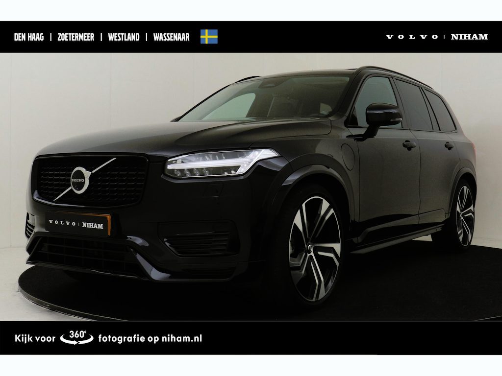 Volvo XC90 T8 PLUG-IN HYBRID AWD ULTRA DARK *FULL OPTIONS!* -PANO.DAK|BOWERS&WILKINS|LUCHTVERING|GEVENT.LEDER+MASSAGE|HEAD-UP DISP.|360°CAM|TREKHAAK|22"|12-2024!|SoH:95%
