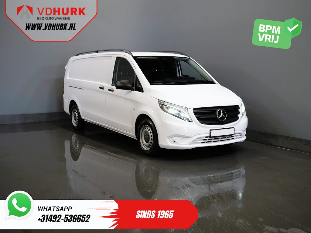 Mercedes-Benz Vito 116 CDI Aut. L3 LED/ Standkachel/ Stoelverw./ Carplay/ Camera/ PDC/ Cruise/ Trekhaak/ Airco