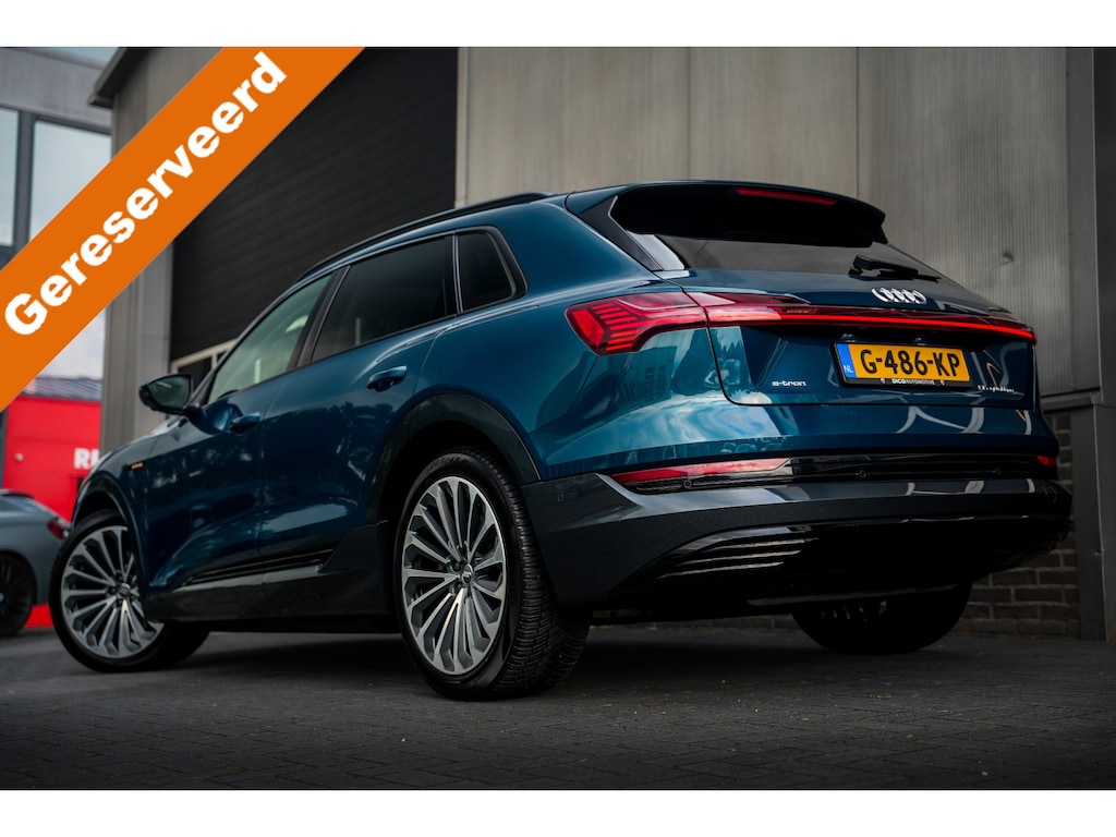 Audi E-tron 55 Quattro 408 pk Advanced 95 kWh Audi-Design / NL-Auto/ 89%SOH/ Soft-Close/ Pano-Dak/ Matrix-Led/ Lucht-Vering/ 360-Camera/ Adap.Cruise/ B&O-Sound /Marge-Auto 21'' LMV