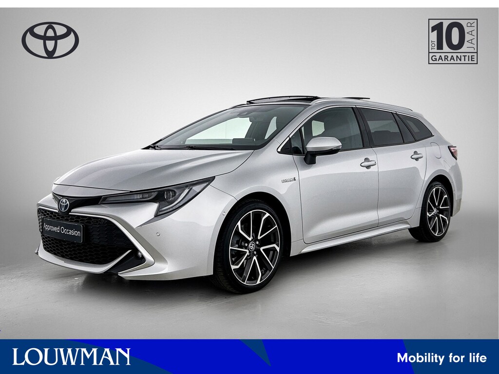Toyota Corolla Touring Sports 2.0 Hybrid Executive JBL | Panorama Schuif/kantel dak | Dodehoek detectie | Stoelverwarming | Parkeersensoren voor+achter met assistent | Navigatie | Apple CarPlay/Android Auto |
