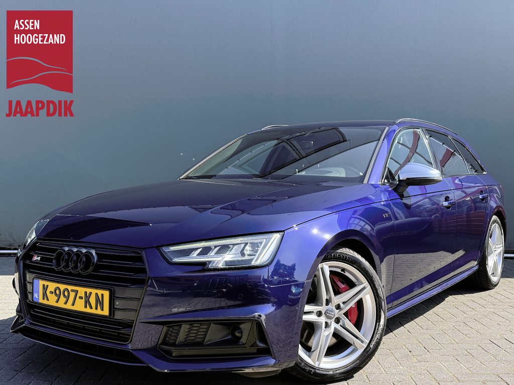 Audi S4 Avant BWJ 2017 3.0 TFSI quattro 354 PK Pro Line Plus | TREKHAAK | FULL LED | ADAPTIVE CRUISE | STOELVERW. | HEAD-UP DISPLAY | CAMERA | HALF LEDER | ELEKTR. ACHTERKLEP | NAVI | CLIMA | LMV | PDC