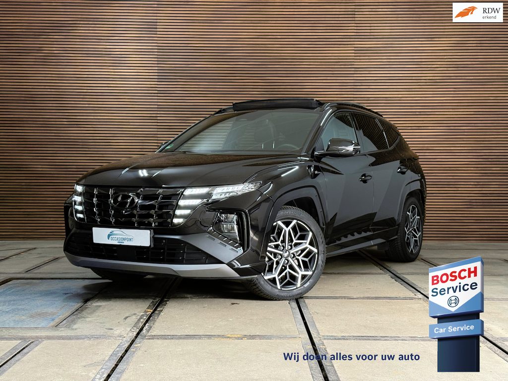 Hyundai Tucson 1.6 T-GDI | N-Line Sky | Pano | Mild-hybride | Winterpakket | 19inch | Adapt cruise | Camera | Bomvol |