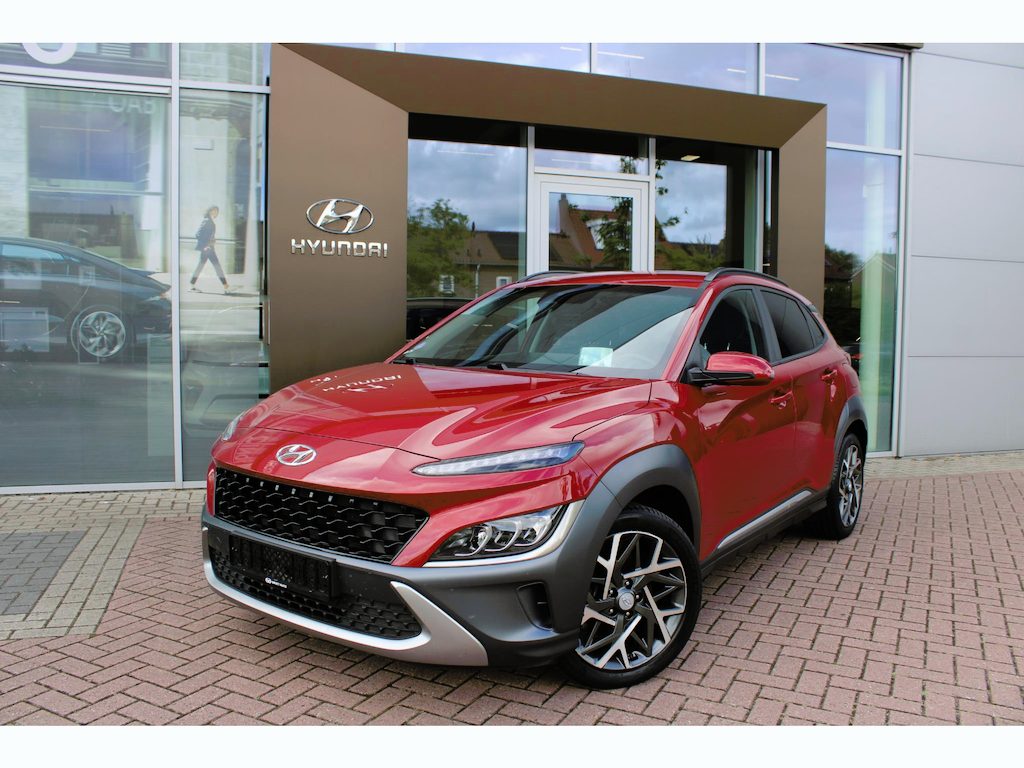 Hyundai Kona 1.6 GDI HEV 141pk Fashion Hybrid Automaat Airco Navi Camera Carplay Super compleet