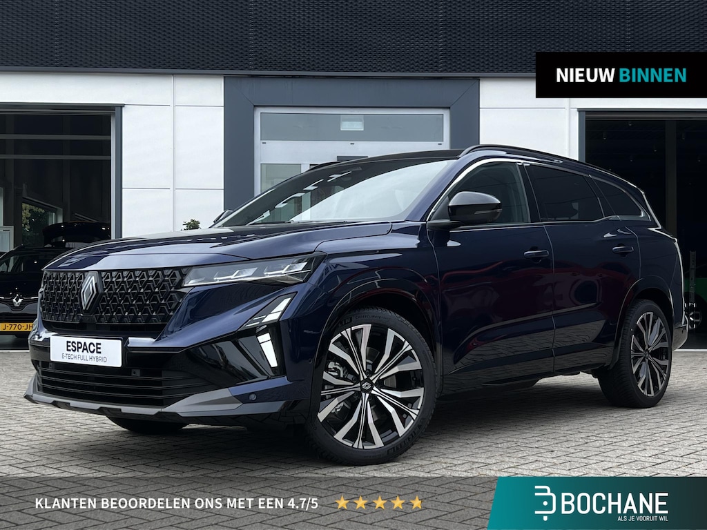 Renault Espace E-Tech Full Hybrid 200 Iconic | Pack Vision | All Seasonbanden | 5-persoons | Voorraadpremie