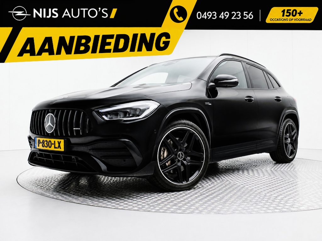 Mercedes-Benz GLA AMG 35 4MATIC | 1e Eigenaar | Premium Plus Pakket | Alle Kunststofdelen in Kleur | Elektr. achterklep | Leder | Panorama-schuifdak | Multibeam LED | Navi | Cruise Adaptief