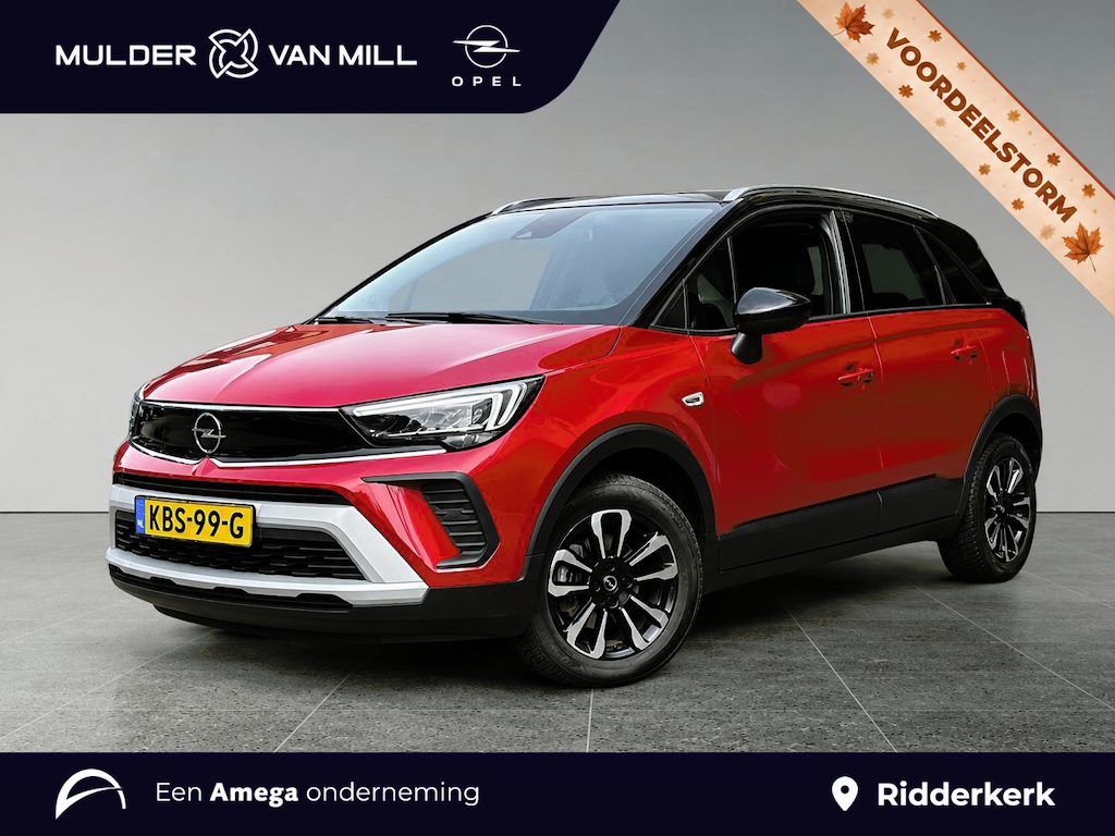 Opel Crossland Elegance 1.2 Turbo 130pk EAT6 | PANODAK | ALL SEASON BANDEN | NAVI | CLIMA | ISOFIX | FULL LED | APPLE CARPLAY / ANDROID AUTO | LM-VELGEN |